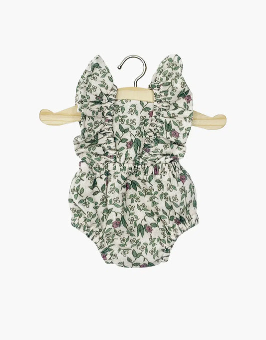 Retro-Romper Lou aus Baumwollgaze Amélie