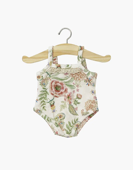 Les P'tits Basiques – Lili-Rose Jersey-Trägerbody mit Spitze
