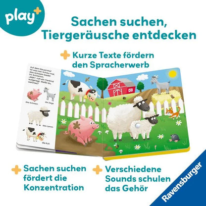Play+ Mein allererstes Soundbuch Tierkinder - ab 12 Monate