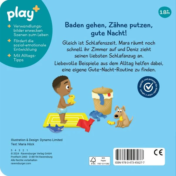 Play+ Mein erstes Schiebebuch Gute Nacht - ab 18 Monate