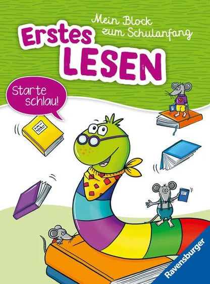 Mein Block zum Schulanfang: Erstes Lesen - Lernbuch