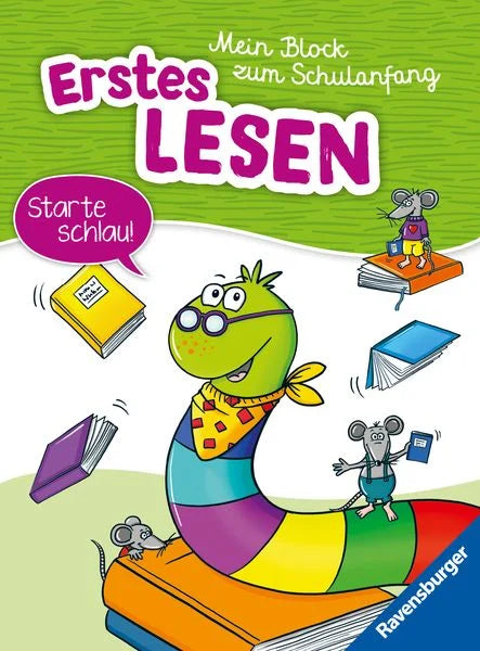 Mein Block zum Schulanfang: Erstes Lesen - Lernbuch